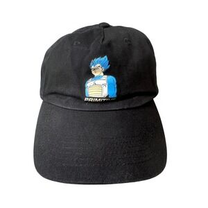 Primitive Hat Mens OS Black Dragon Ball Super Vegeta Dad Cap Streetwear Anime